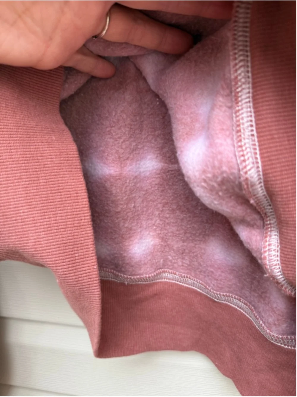 Free People Movement Lace Up Tie Dye Hoodie Pink White Medium